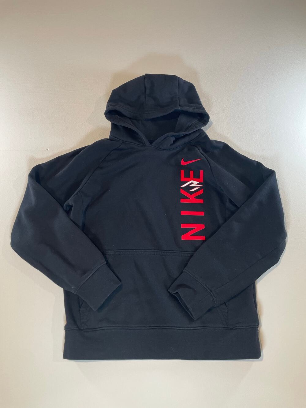 Nike Logo Hoodie Black Youth Size M